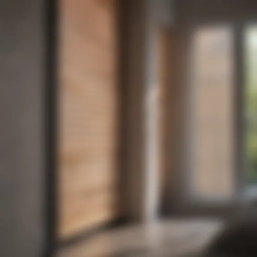 Elegant window blind caps enhancing interior design
