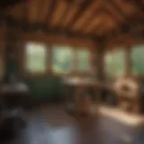 Wooden shed construction material