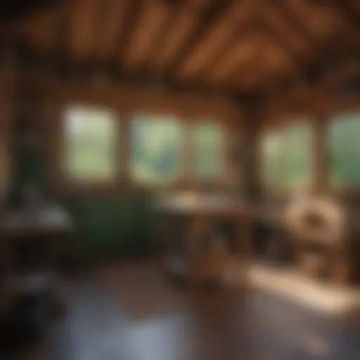 Wooden shed construction material