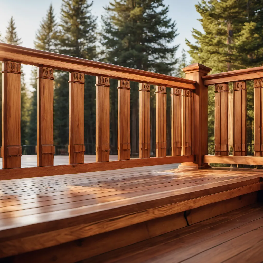 The Elegance and Timeless Appeal of Cedar Wood Deck Railings