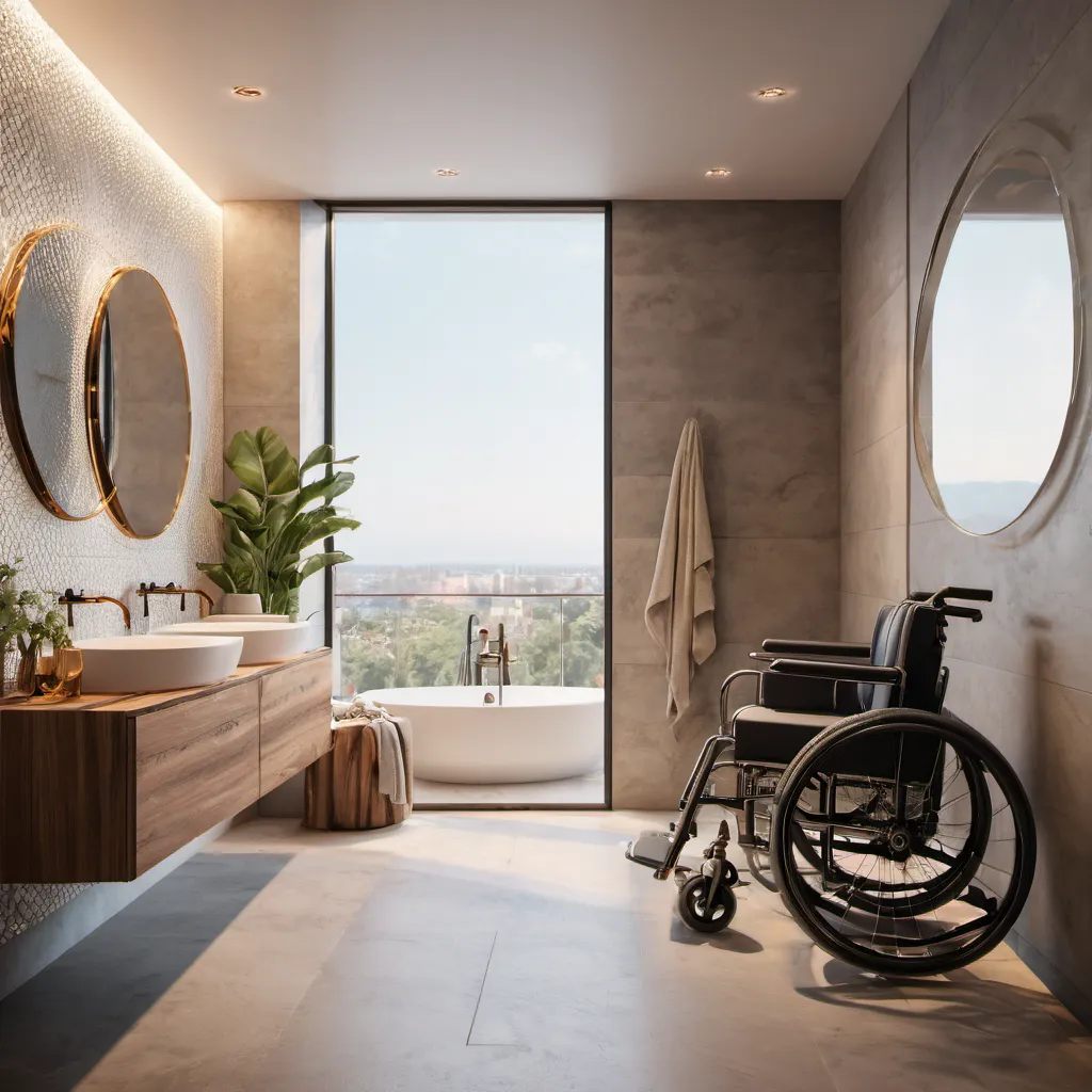 View of Creating an Accessible and Comfortable Bathroom for Wheelchair Users